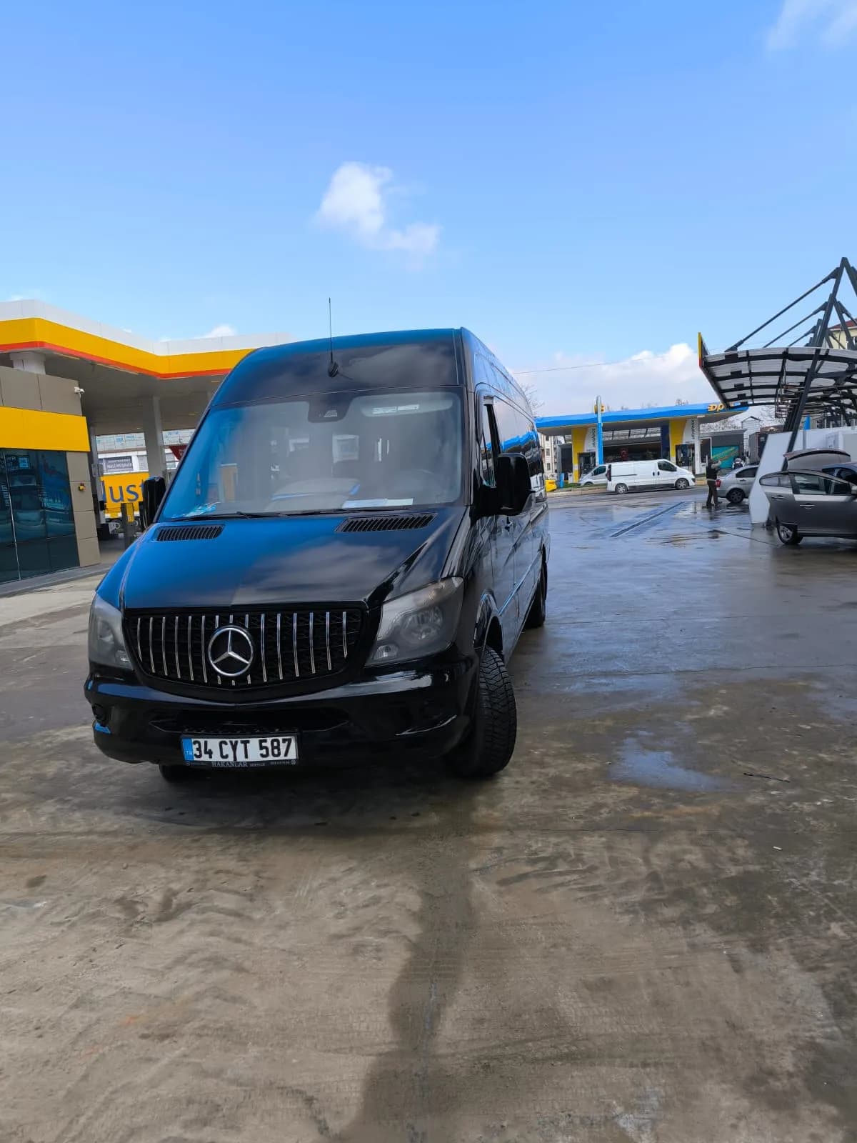 Mercedes Sprinter VIP private transfer vehicle